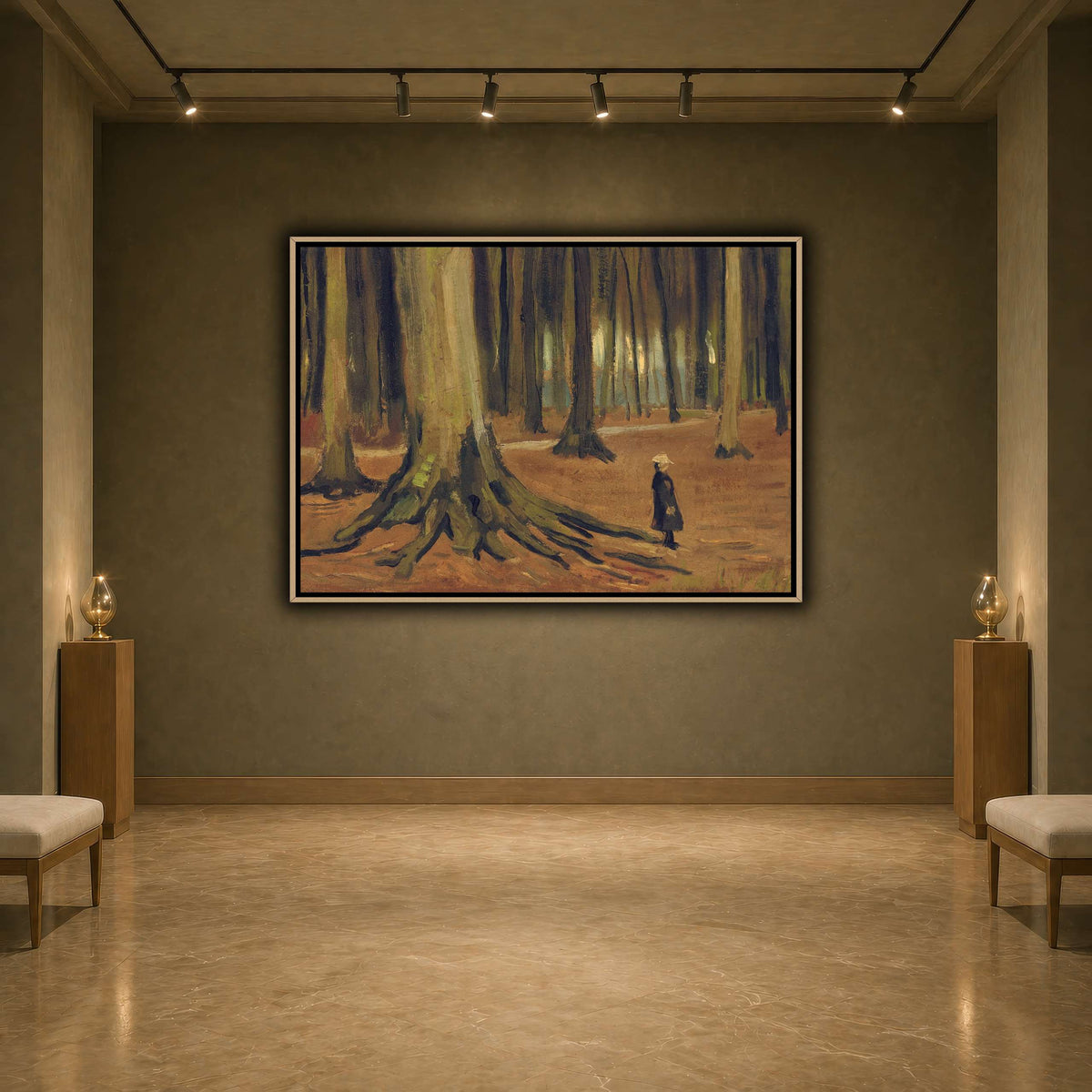 Girl in the Woods earth-agallery