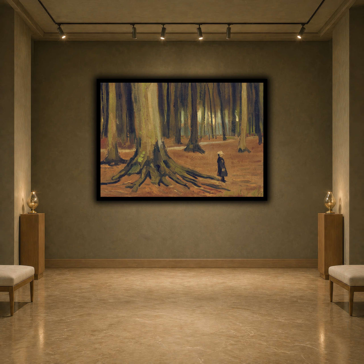 Girl in the Woods earth-agallery
