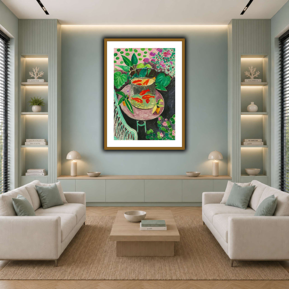Goldfish_Henri_Matisse cool-living room
