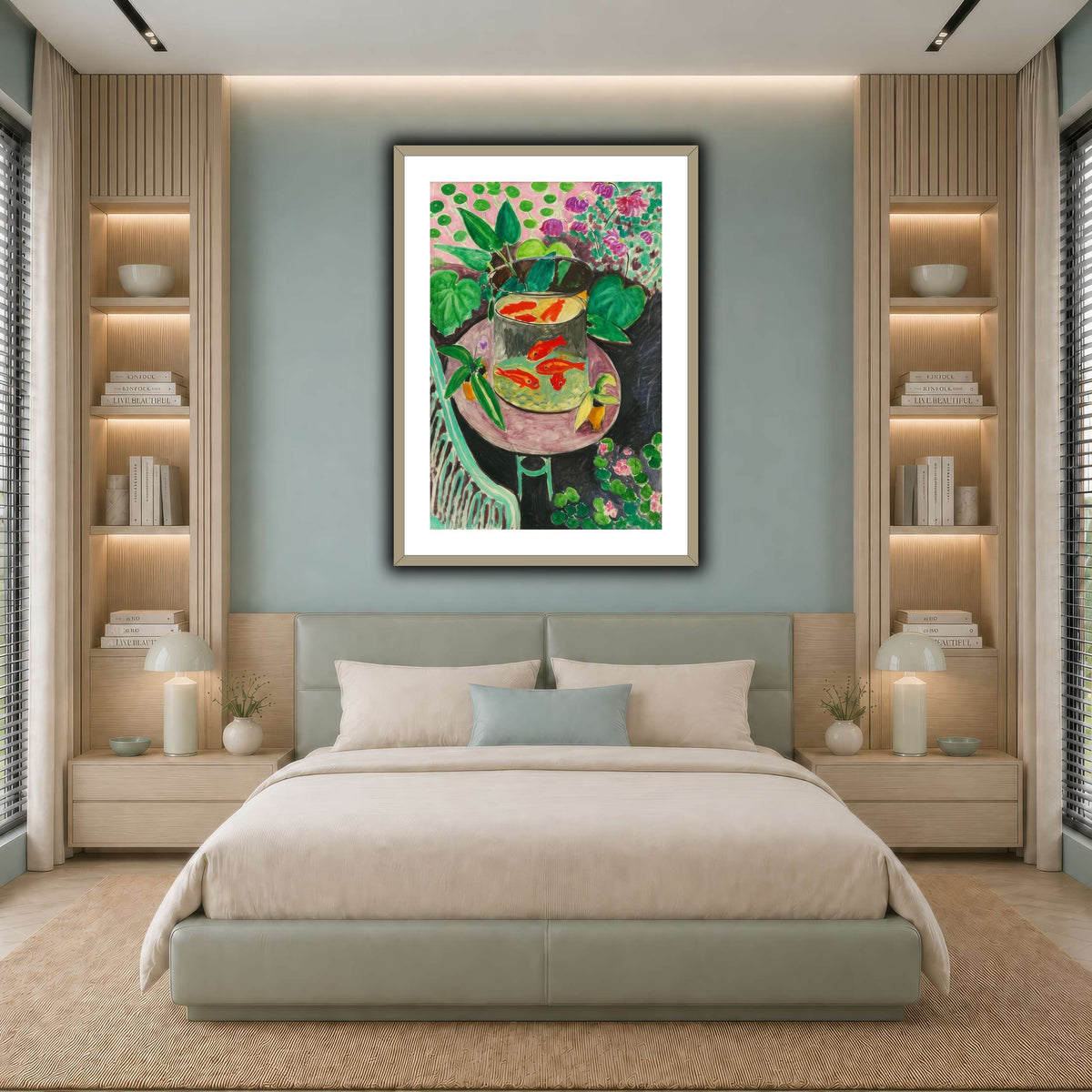 Goldfish_Henri_Matisse cool-bedroom