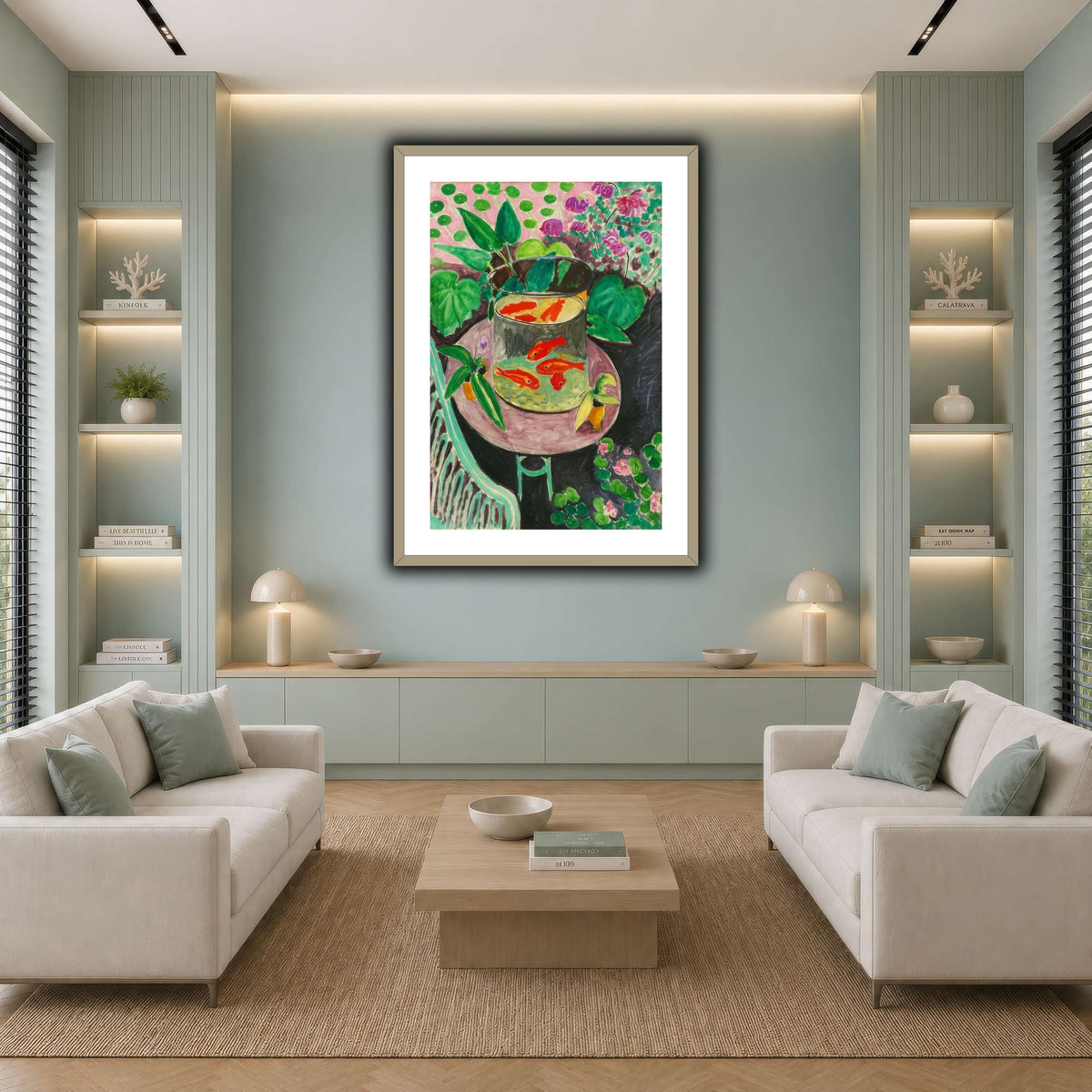 Goldfish_Henri_Matisse cool-living room