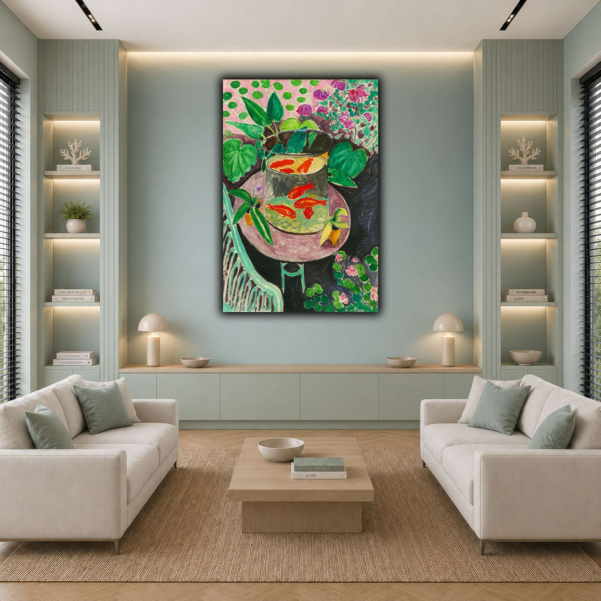 Goldfish_Henri_Matisse cool-living room