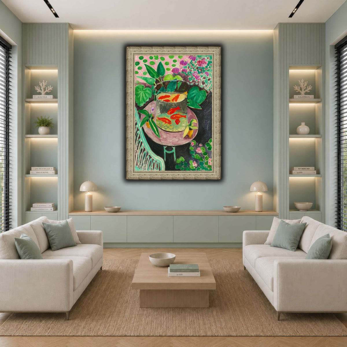 Goldfish_Henri_Matisse cool-living room