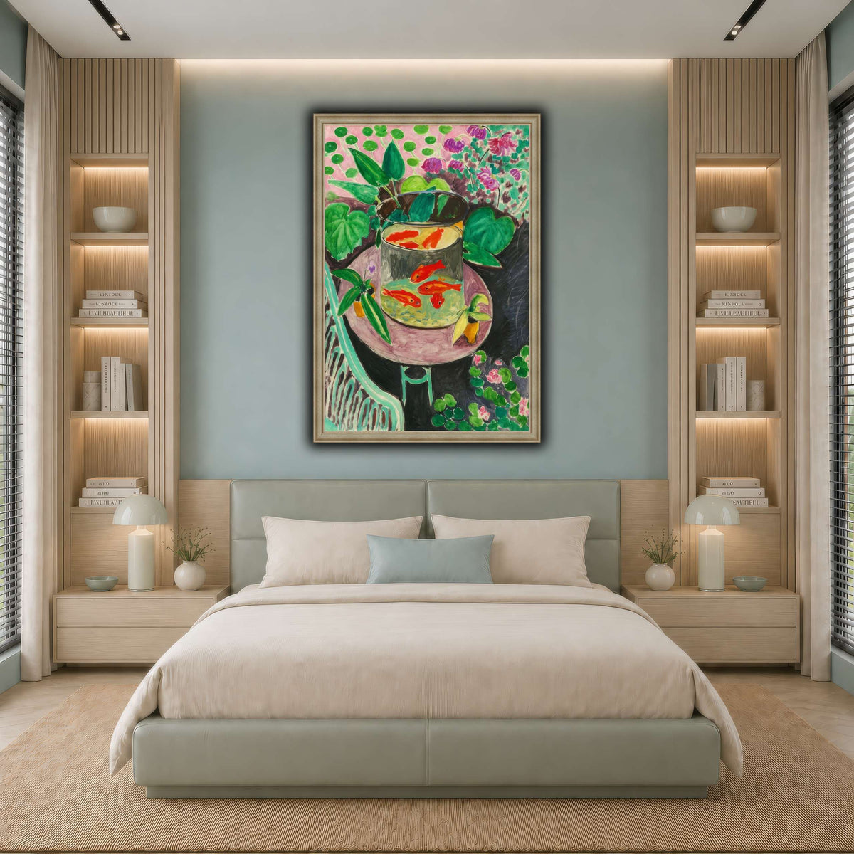 Goldfish_Henri_Matisse cool-bedroom