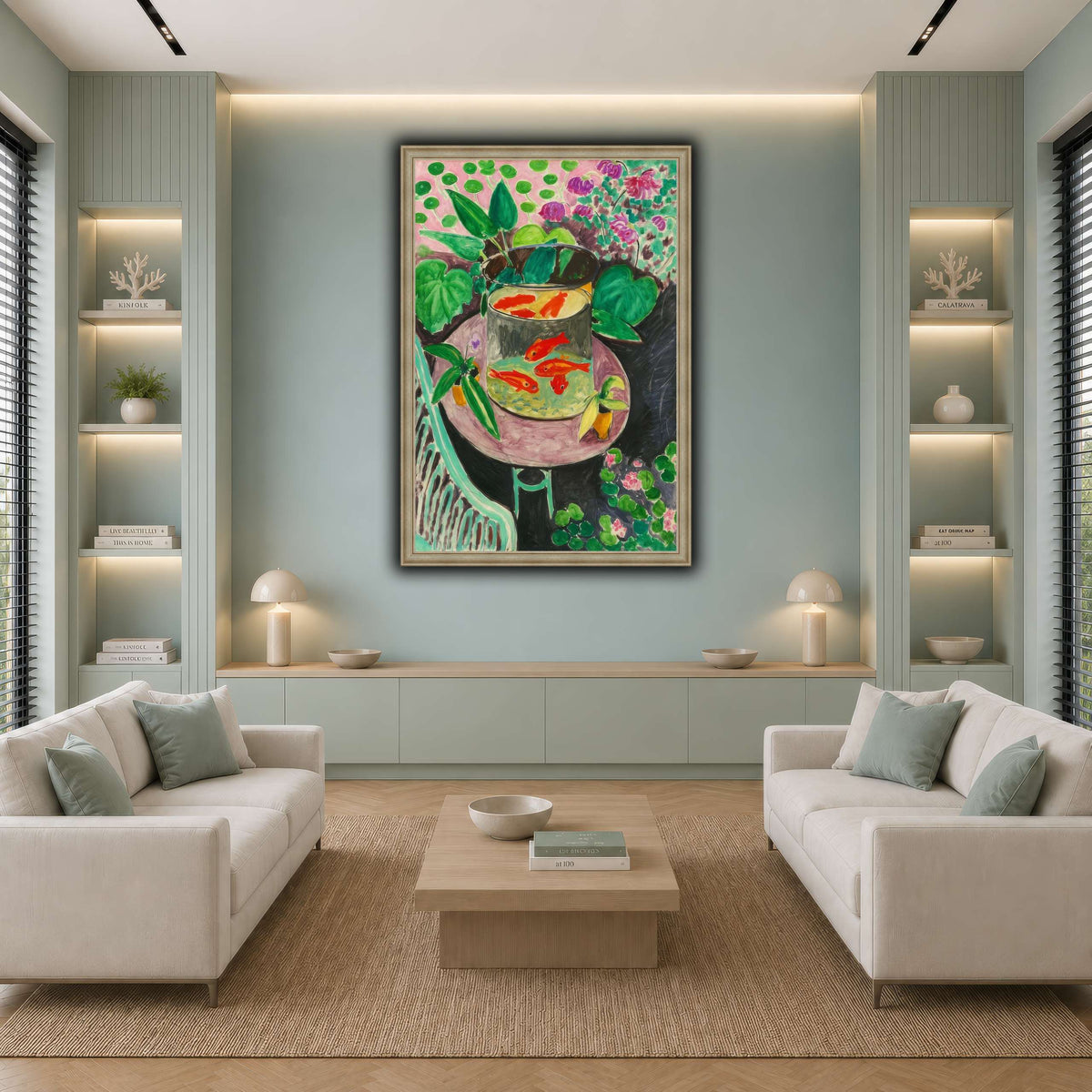 Goldfish_Henri_Matisse cool-living room