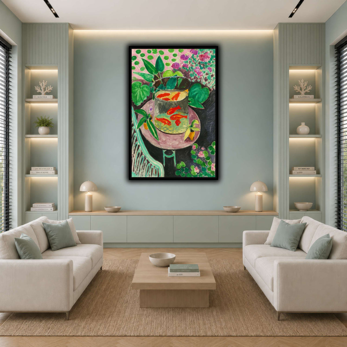 Goldfish_Henri_Matisse cool-living room