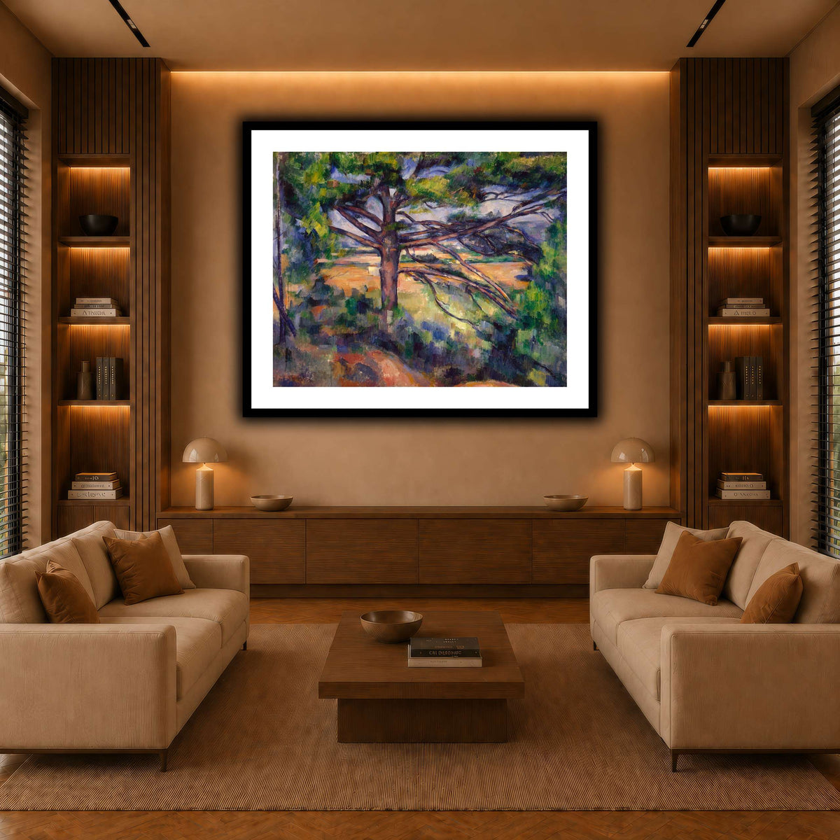 Grand_pin_et_terres_rouges_Paul_Cezanne warm-living-room