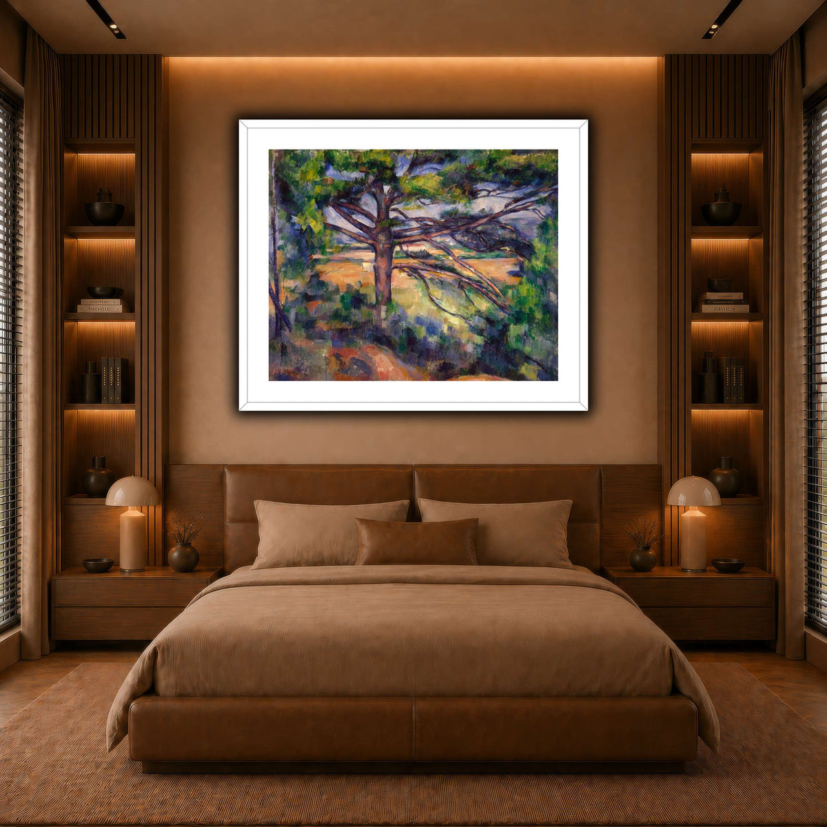 Grand_pin_et_terres_rouges_Paul_Cezanne warm-bedroom