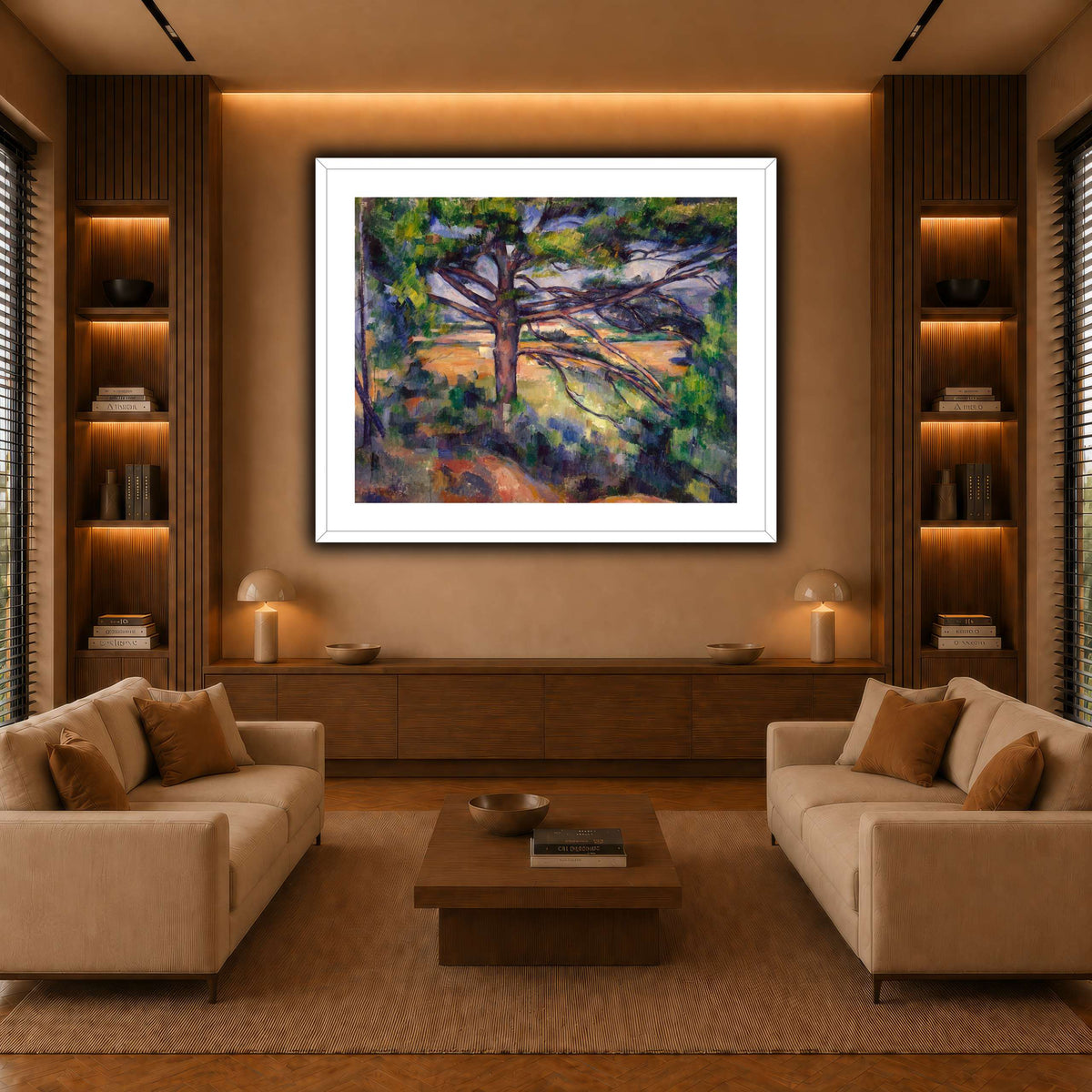 Grand_pin_et_terres_rouges_Paul_Cezanne warm-living-room