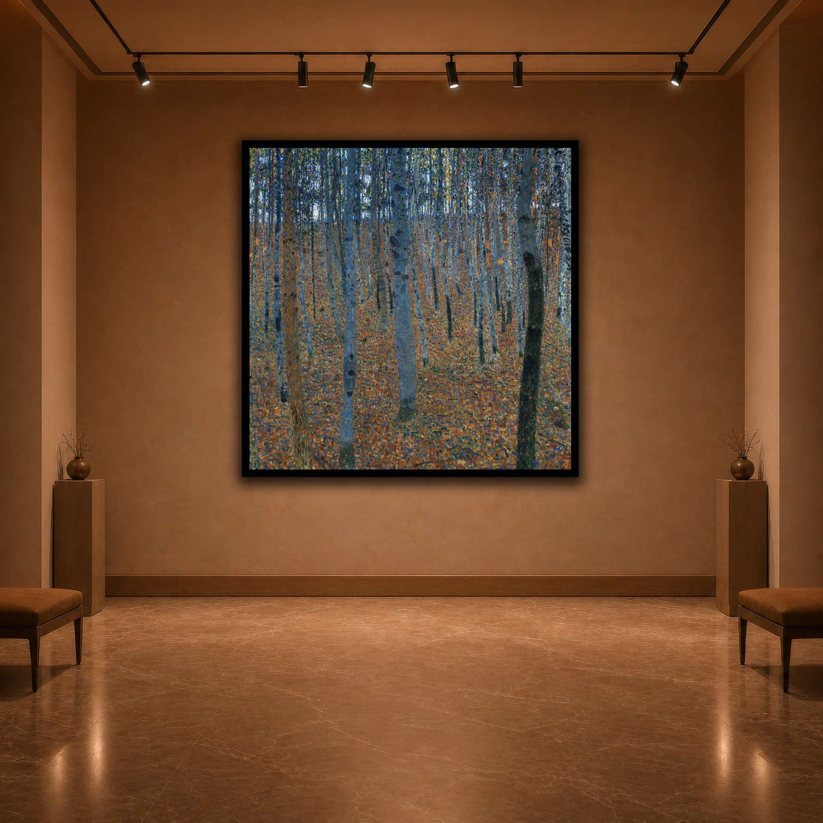 Gustav_Klimt_-_Beech_Grove_I_ warm-agallery