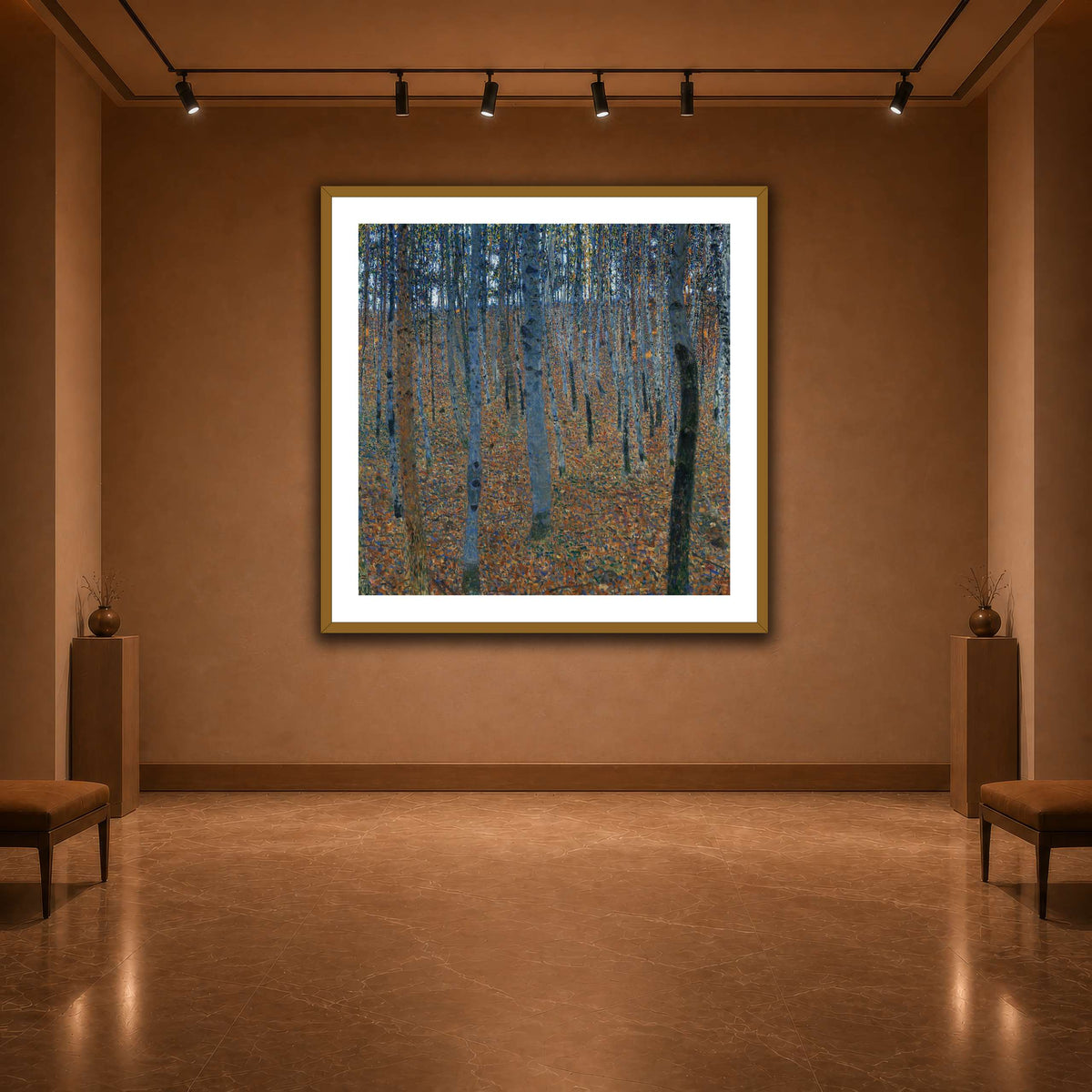 Gustav_Klimt_-_Beech_Grove_I_ warm-agallery