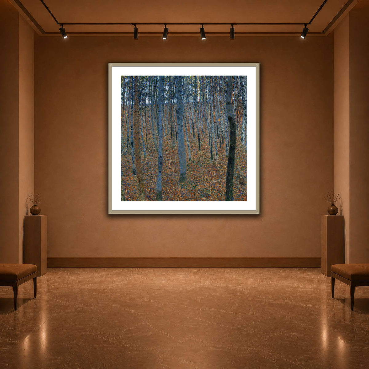 Gustav_Klimt_-_Beech_Grove_I_ warm-agallery