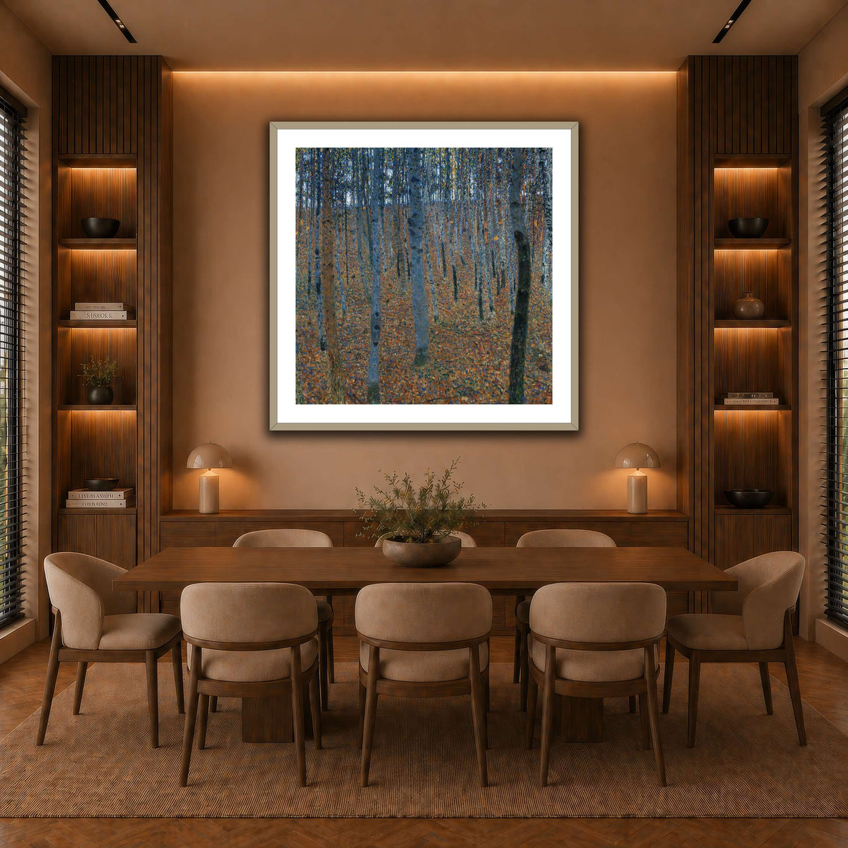 Gustav_Klimt_-_Beech_Grove_I_ warm-dining room