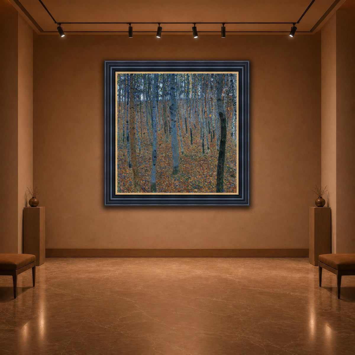 Gustav_Klimt_-_Beech_Grove_I_ warm-agallery