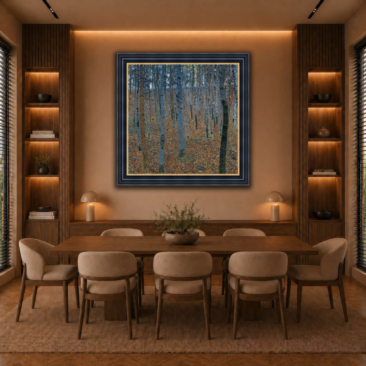 Gustav_Klimt_-_Beech_Grove_I_ warm-dining room