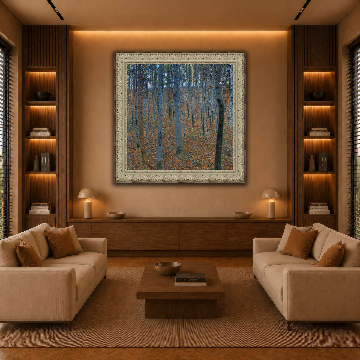 Gustav_Klimt_-_Beech_Grove_I_ warm-living-room