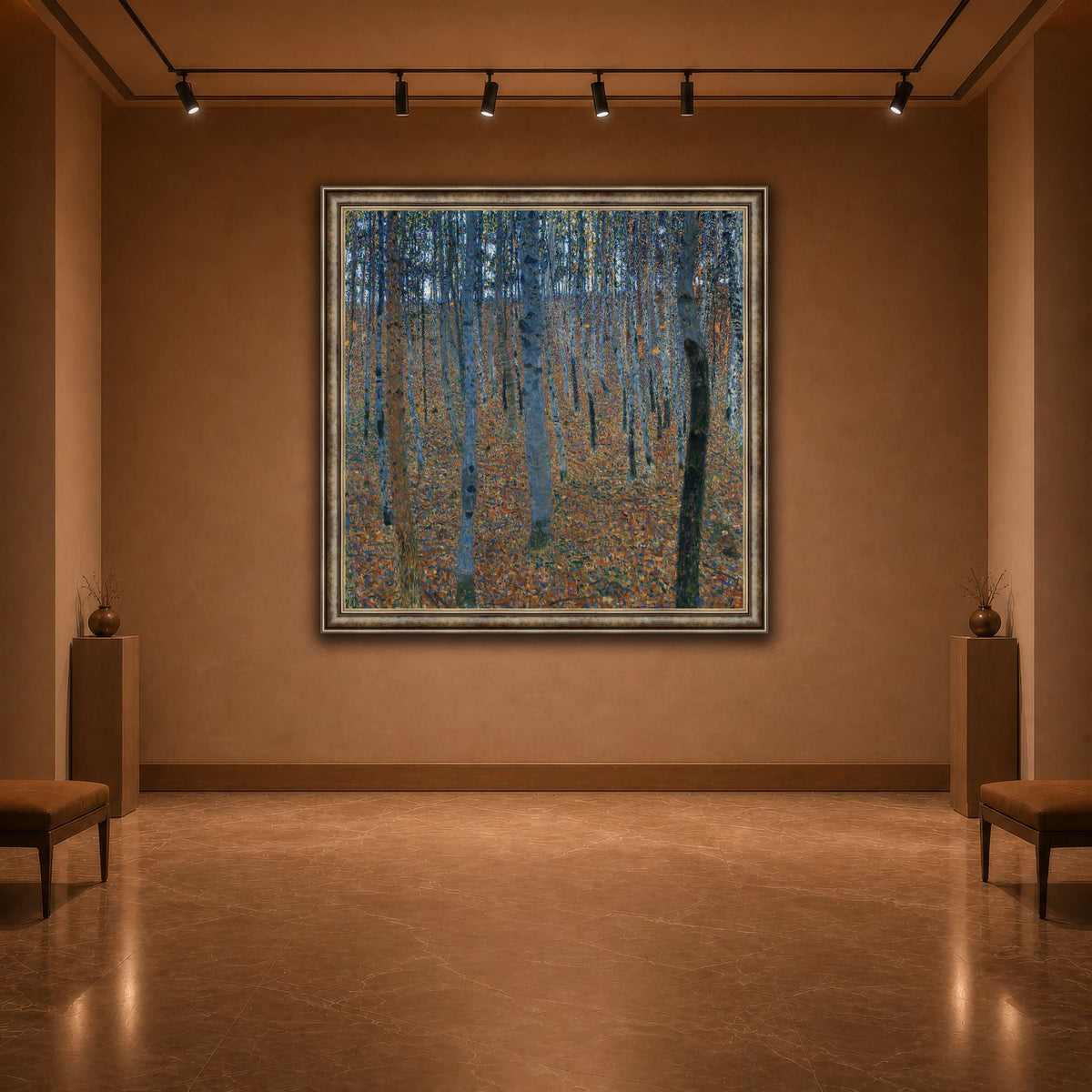 Gustav_Klimt_-_Beech_Grove_I_ warm-agallery