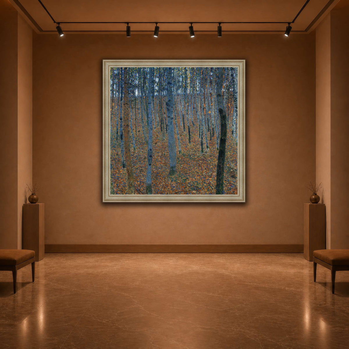 Gustav_Klimt_-_Beech_Grove_I_ warm-agallery