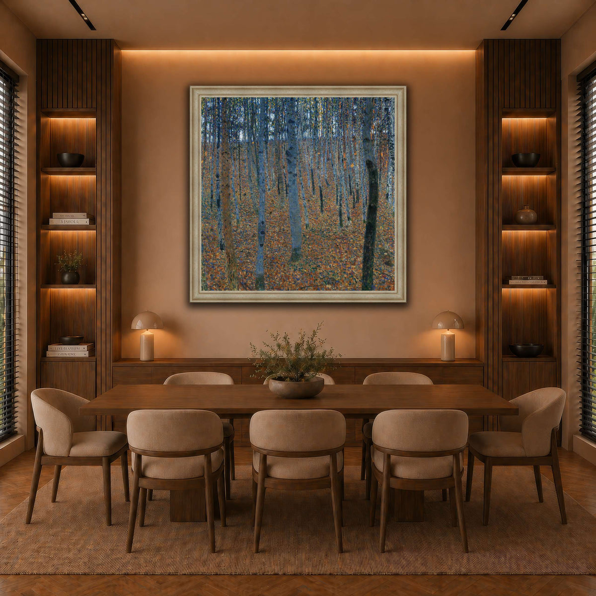 Gustav_Klimt_-_Beech_Grove_I_ warm-dining room