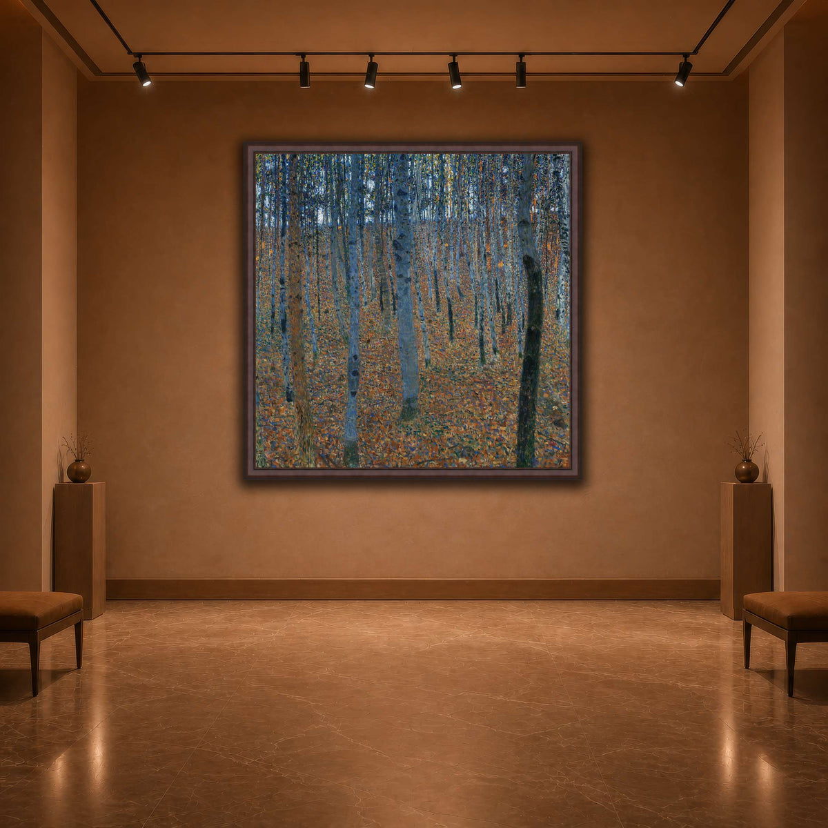 Gustav_Klimt_-_Beech_Grove_I_ warm-agallery