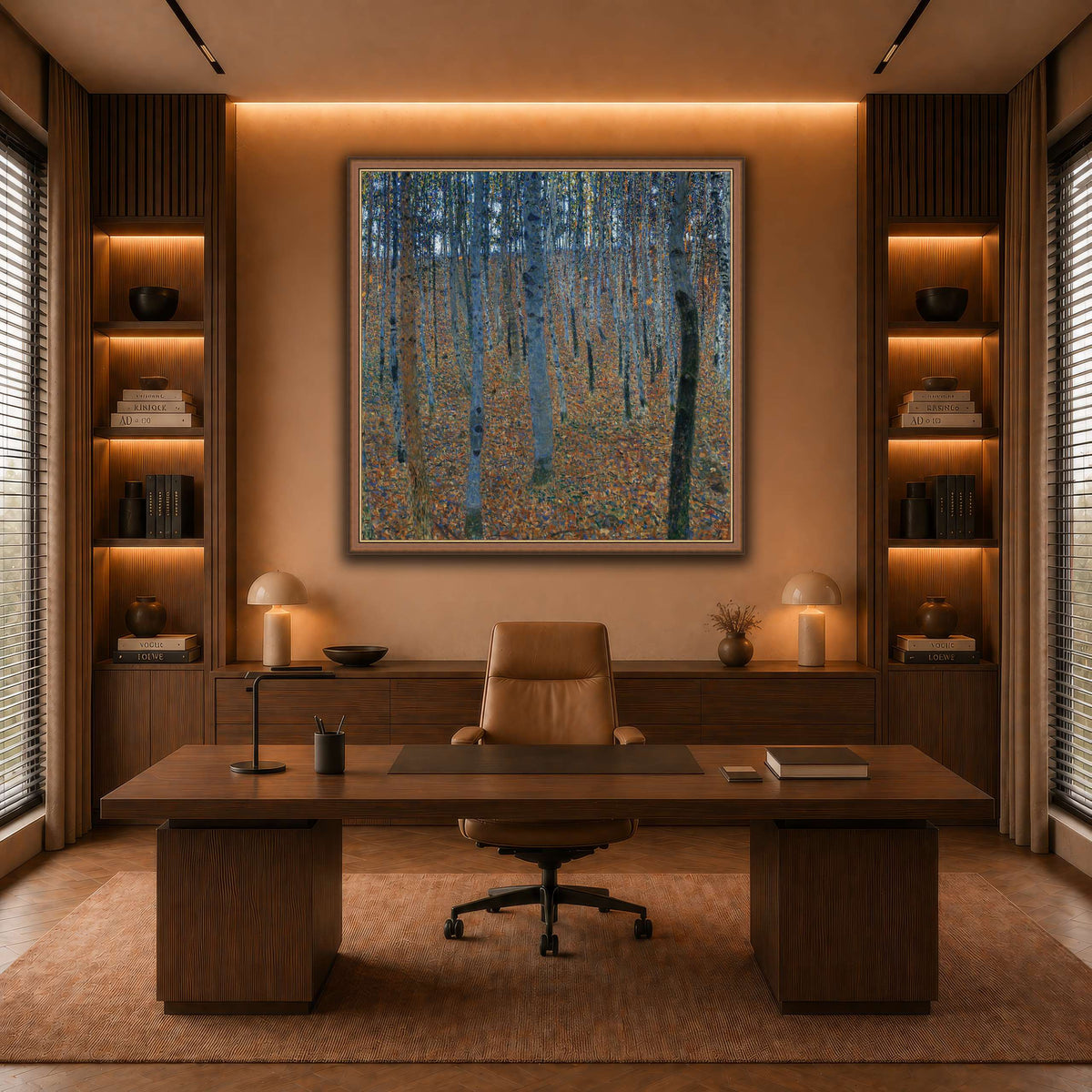 Gustav_Klimt_-_Beech_Grove_I_ warm-office
