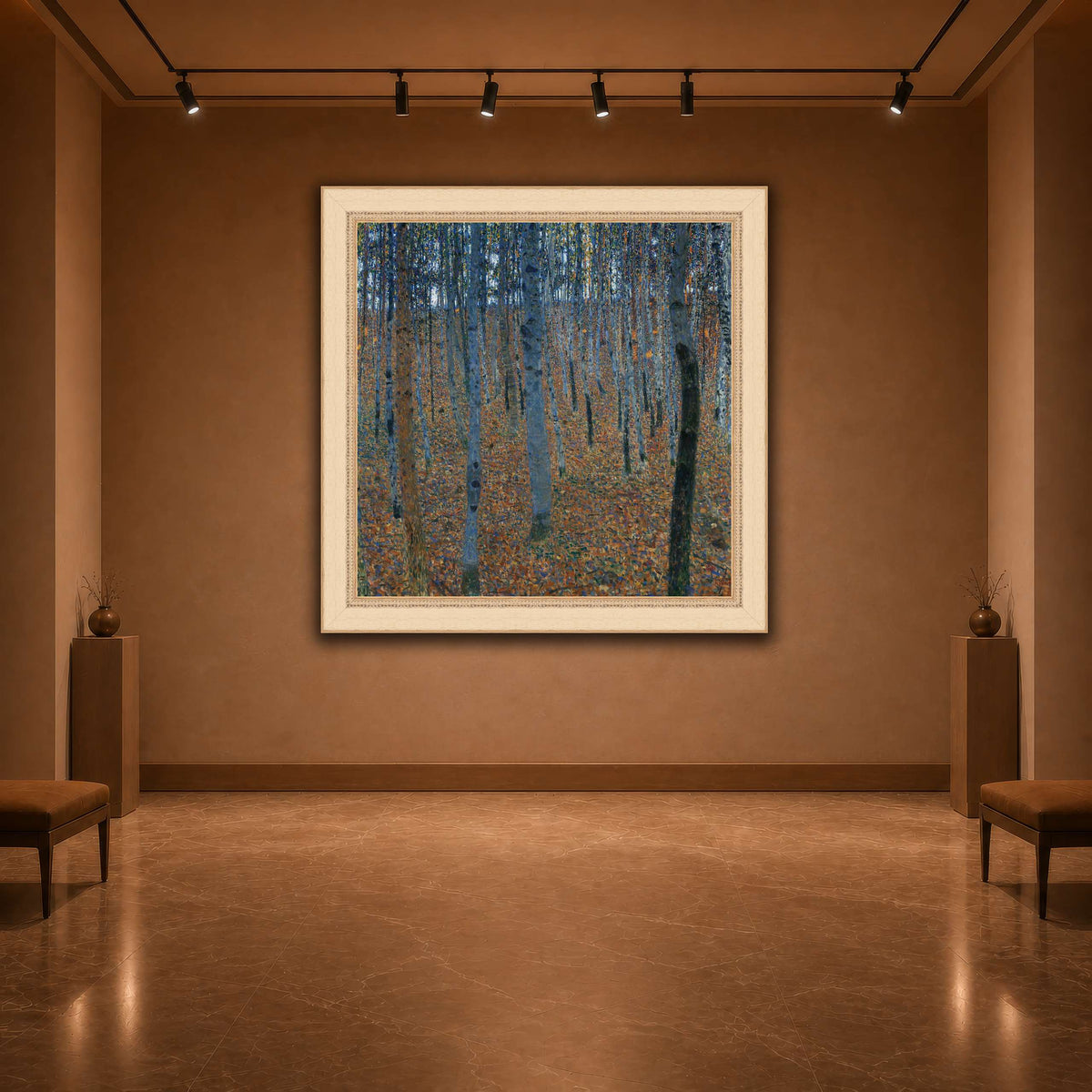 Gustav_Klimt_-_Beech_Grove_I_ warm-agallery