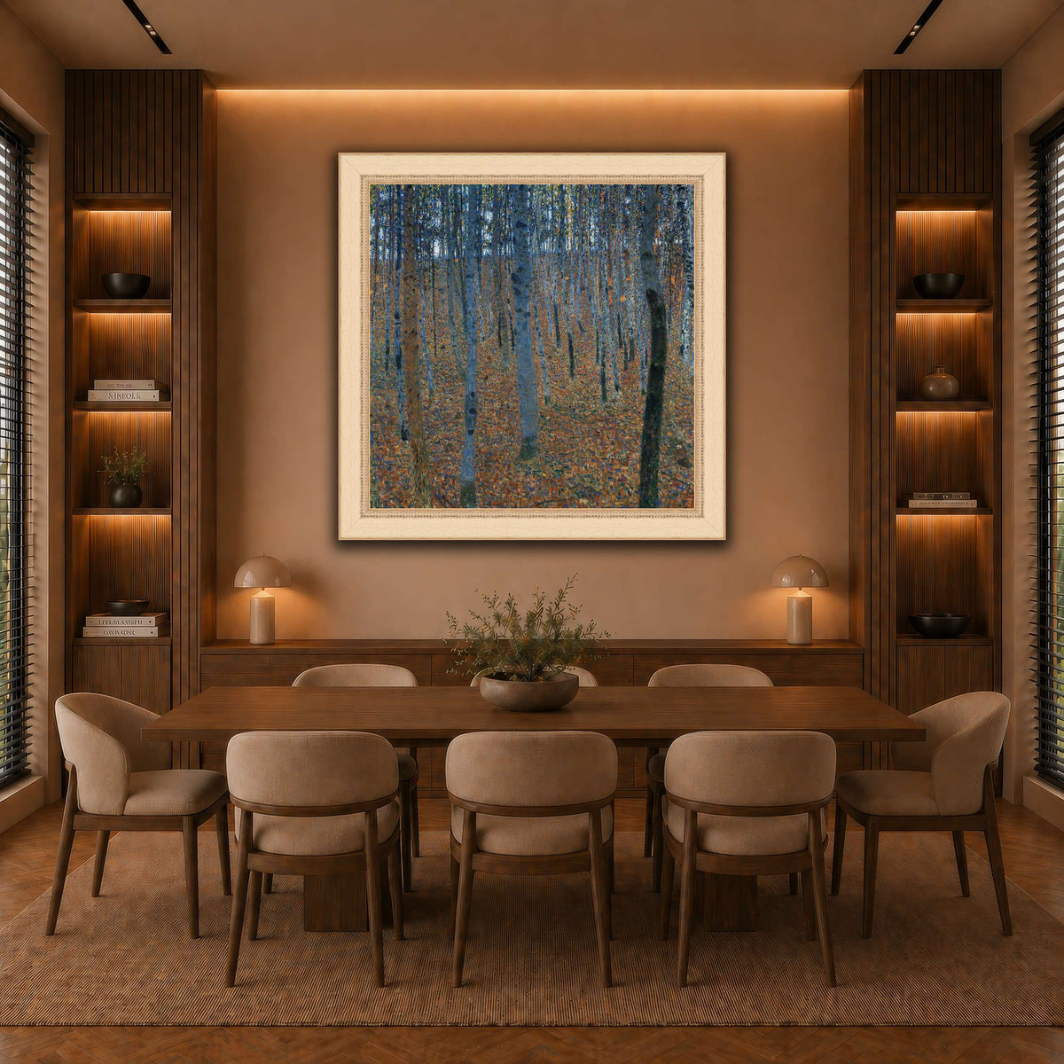 Gustav_Klimt_-_Beech_Grove_I_ warm-dining room