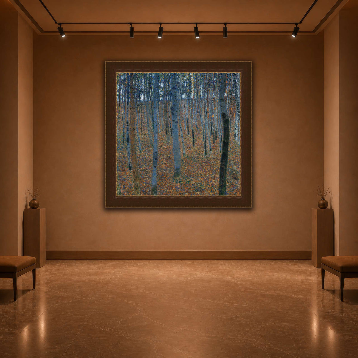 Gustav_Klimt_-_Beech_Grove_I_ warm-agallery