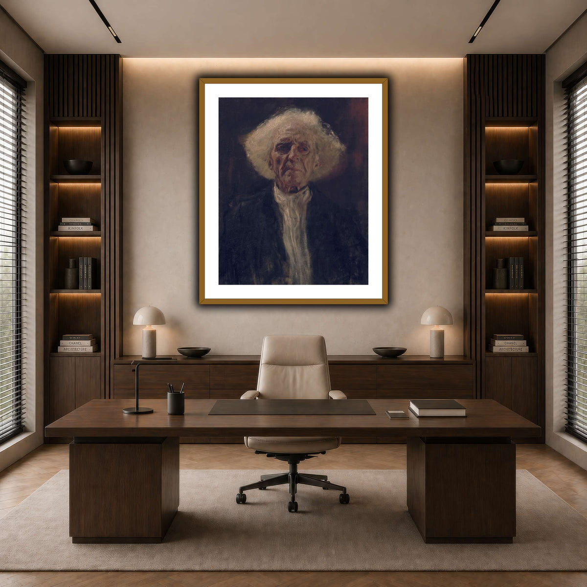 Gustav_Klimt_-_Blind_Man_ dark neutral-office