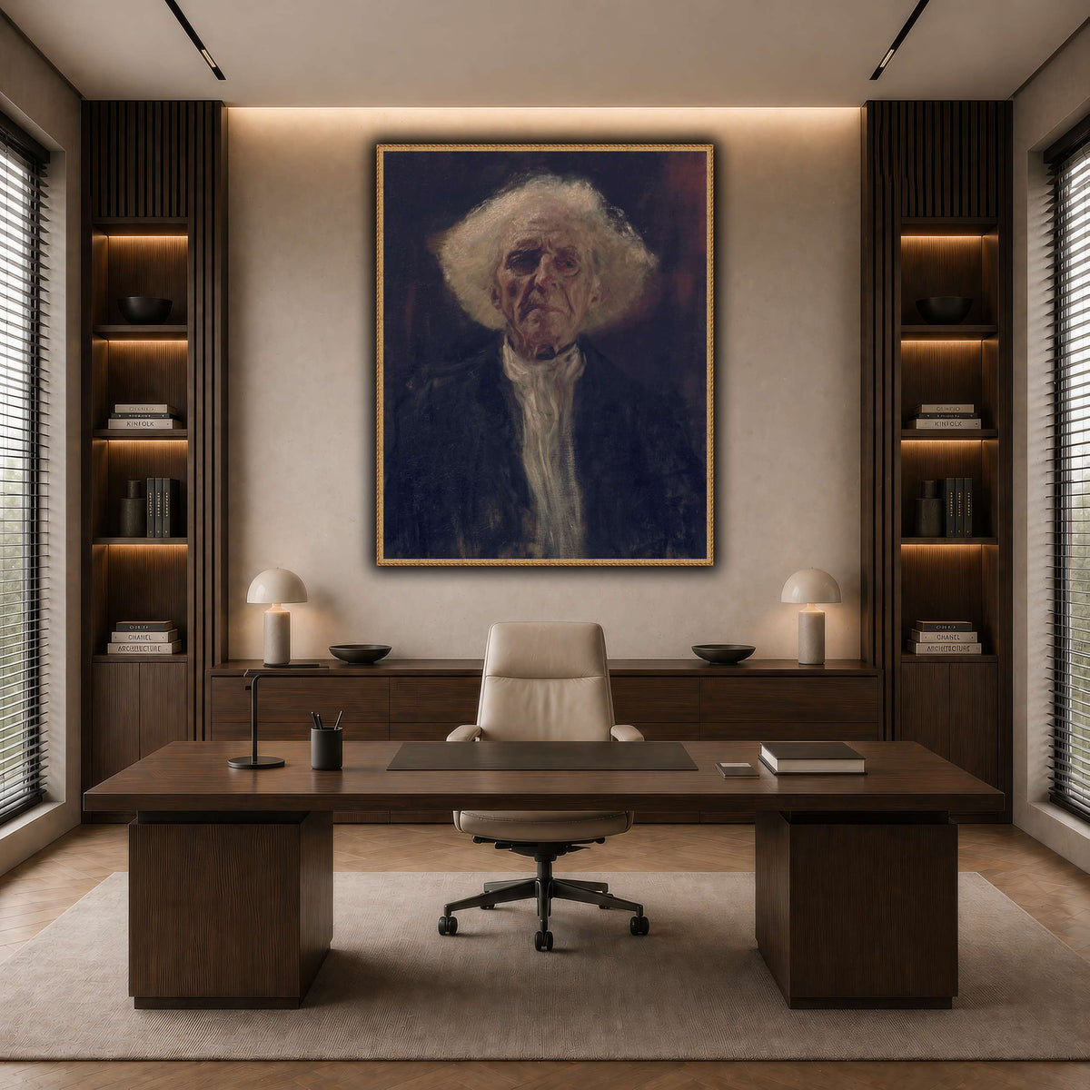 Gustav_Klimt_-_Blind_Man_ dark neutral-office