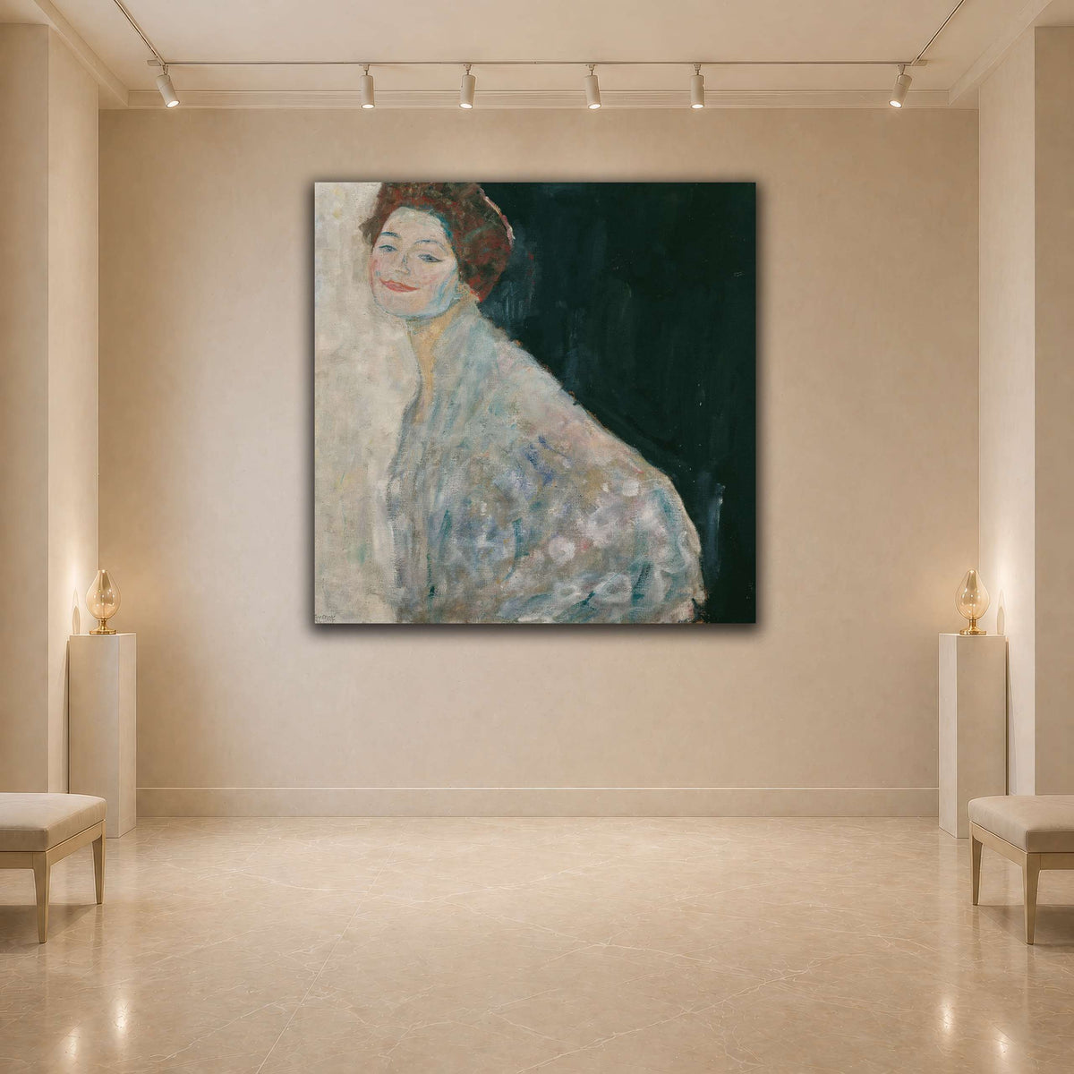 Gustav_Klimt_-_Dame_in_Wei light neutral- agallery