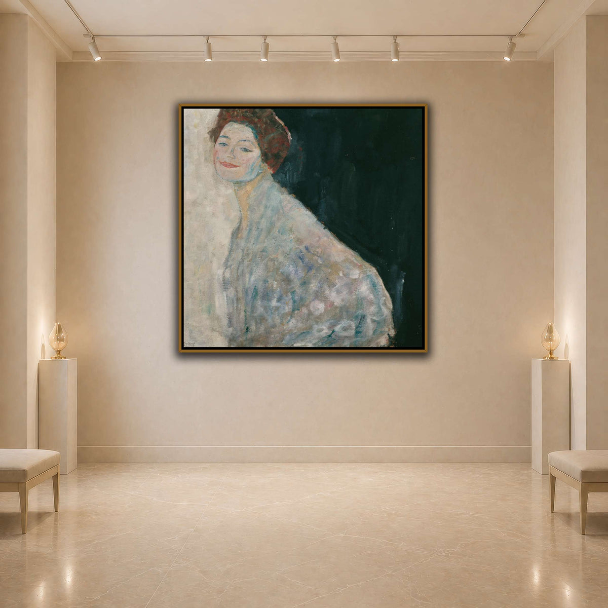 Gustav_Klimt_-_Dame_in_Wei light neutral- agallery