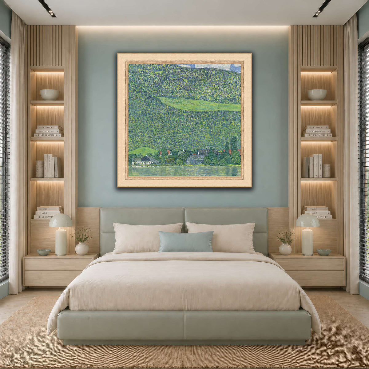 Gustav_Klimt_-_Litzlberg_am_Attersee cool-bedroom