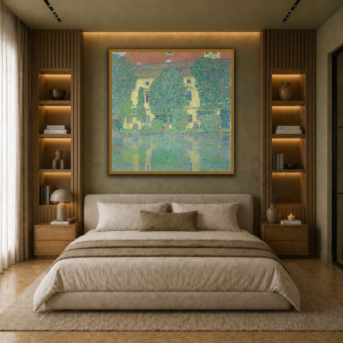 Gustav_Klimt_-_Schloss_Kammer_am_Attersee earth-bedroom