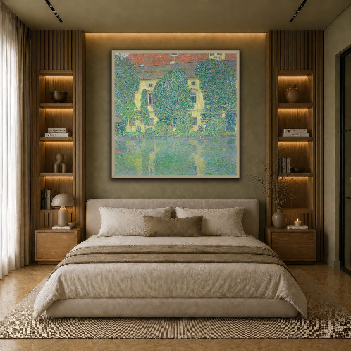 Gustav_Klimt_-_Schloss_Kammer_am_Attersee earth-bedroom