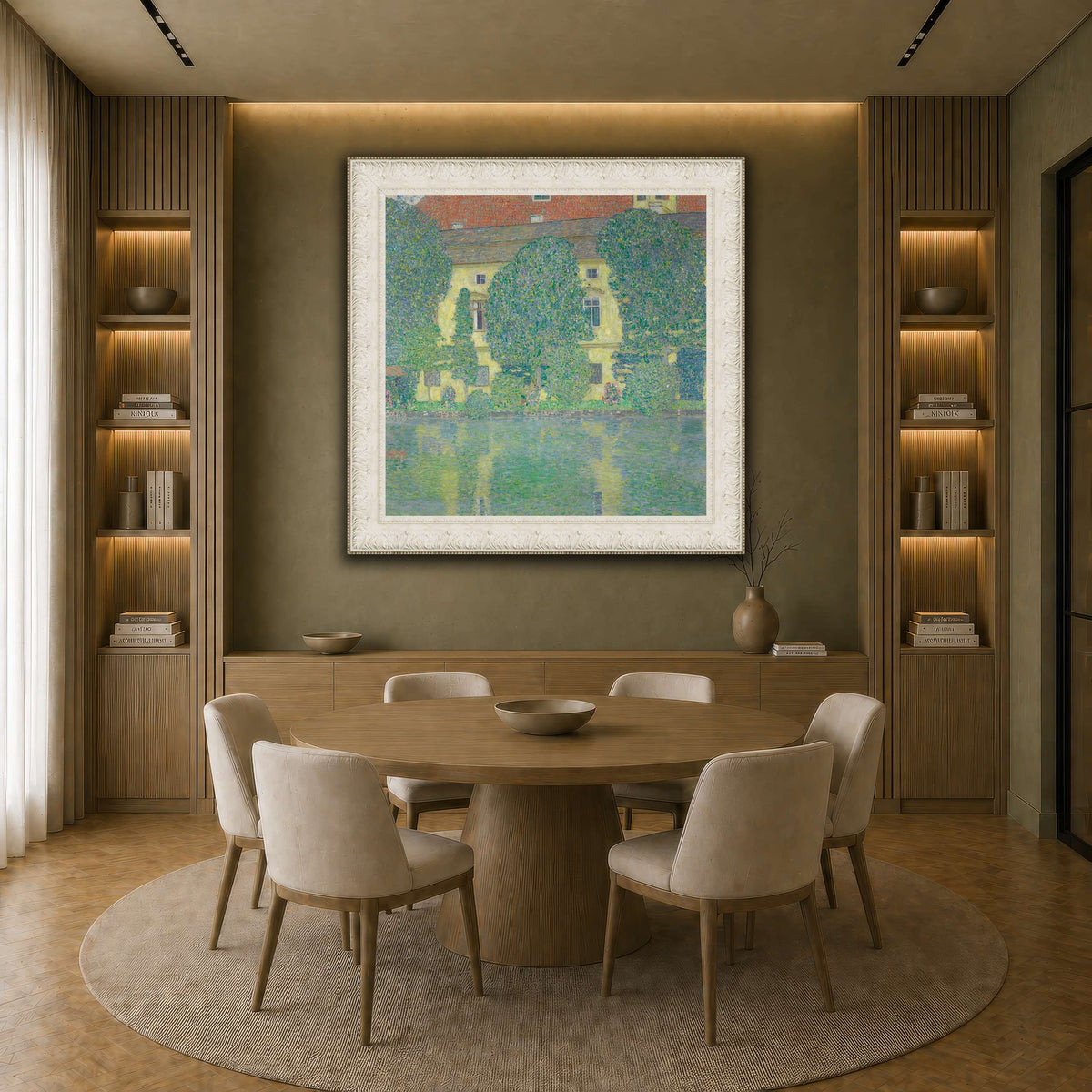 Gustav_Klimt_-_Schloss_Kammer_am_Attersee earth-dining room