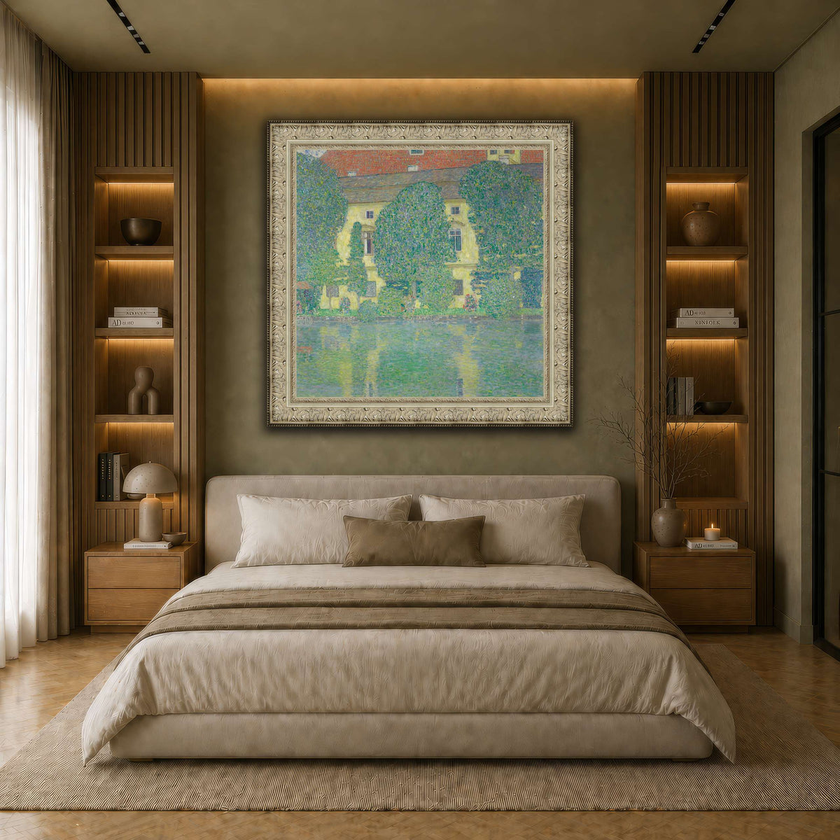 Gustav_Klimt_-_Schloss_Kammer_am_Attersee earth-bedroom