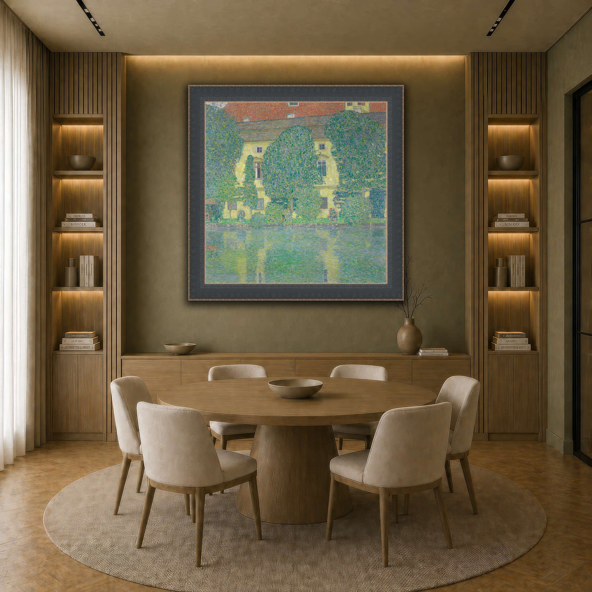 Gustav_Klimt_-_Schloss_Kammer_am_Attersee earth-dining room