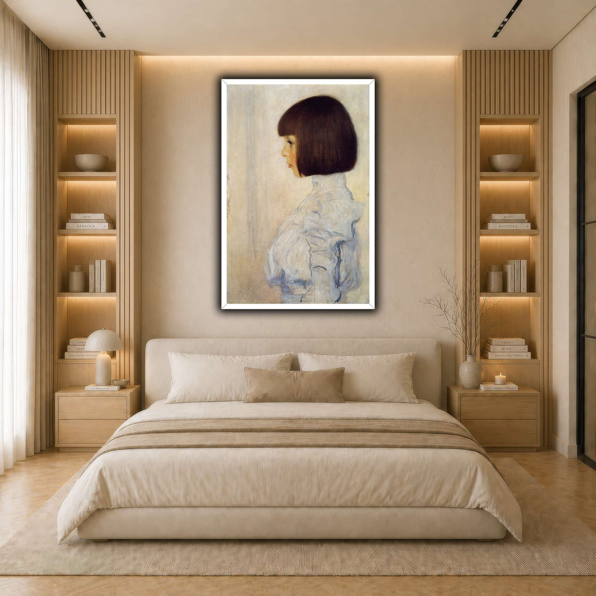 Gustav_Klimt_Portrait_of_Helene_Klimt light neutral- bedroom