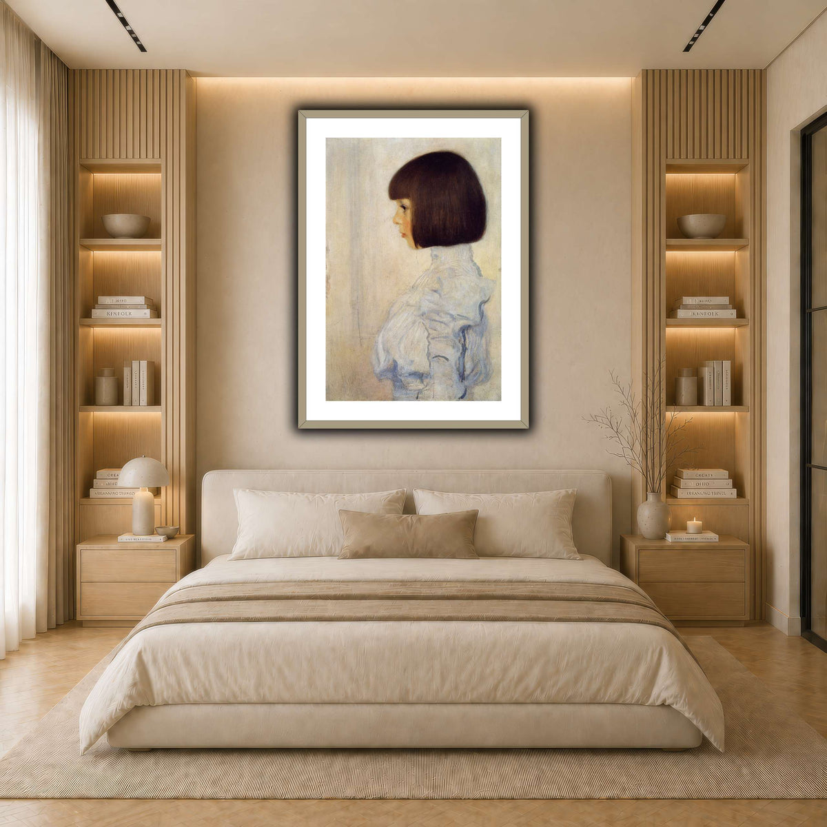 Gustav_Klimt_Portrait_of_Helene_Klimt light neutral- bedroom