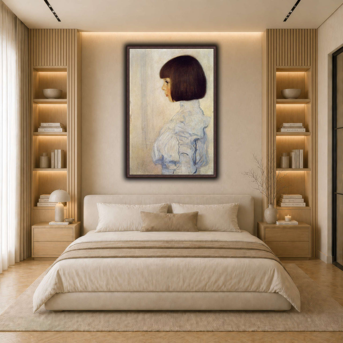 Gustav_Klimt_Portrait_of_Helene_Klimt light neutral- bedroom