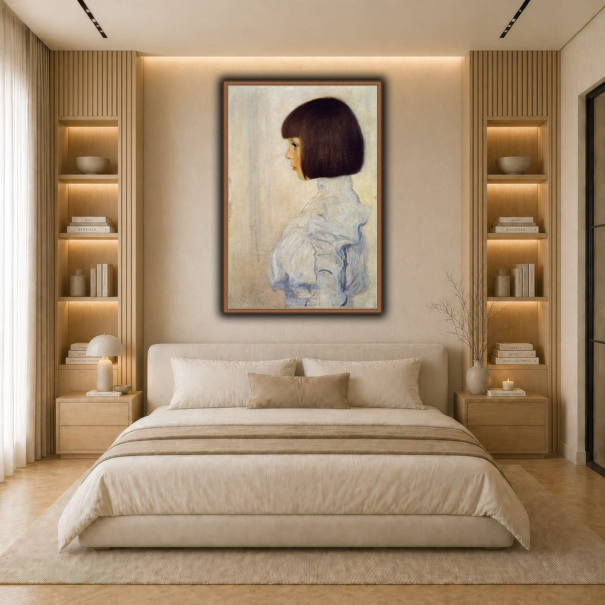 Gustav_Klimt_Portrait_of_Helene_Klimt light neutral- bedroom