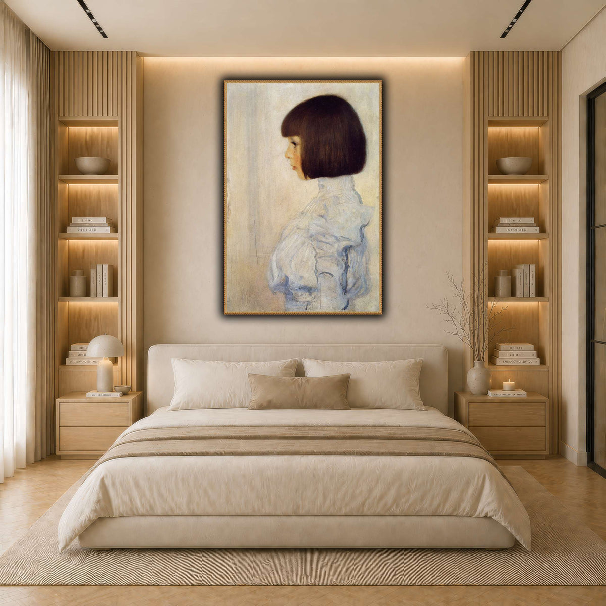 Gustav_Klimt_Portrait_of_Helene_Klimt light neutral- bedroom