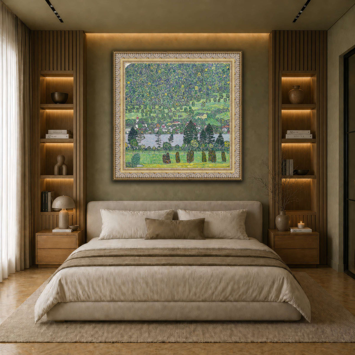Gustav_Klimt_Waldabhang_bei_Unterach_am_Attersee earth-bedroom