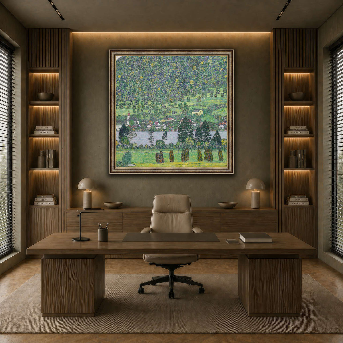Gustav_Klimt_Waldabhang_bei_Unterach_am_Attersee earth-office