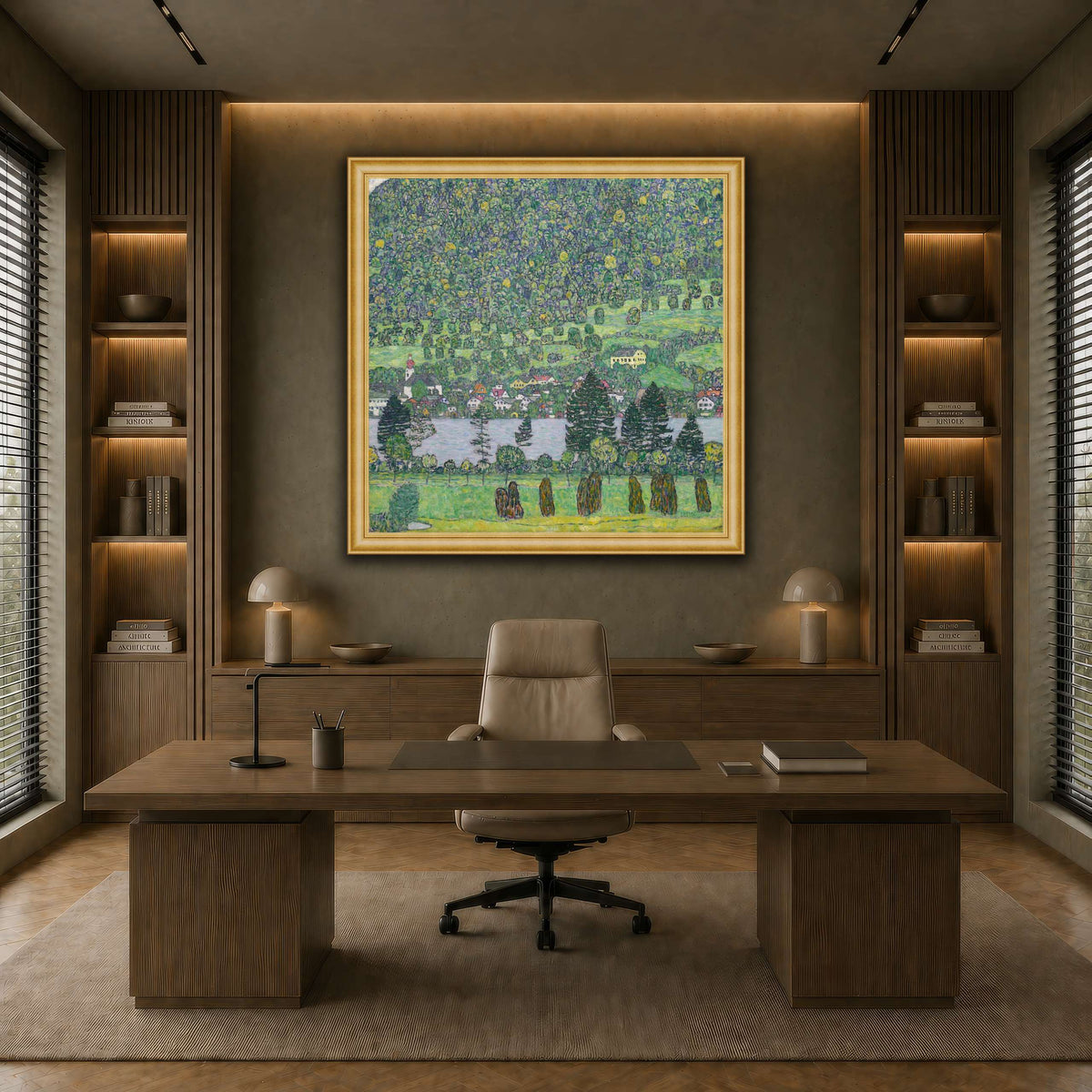 Gustav_Klimt_Waldabhang_bei_Unterach_am_Attersee earth-office