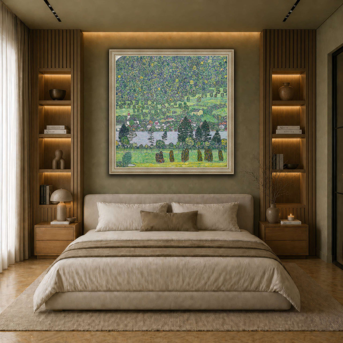 Gustav_Klimt_Waldabhang_bei_Unterach_am_Attersee earth-bedroom