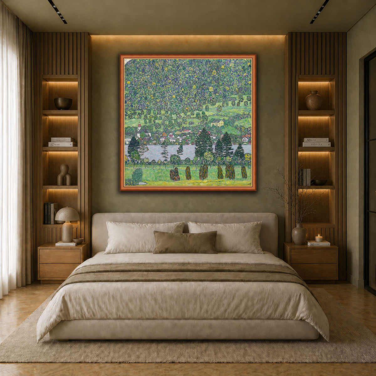 Gustav_Klimt_Waldabhang_bei_Unterach_am_Attersee earth-bedroom