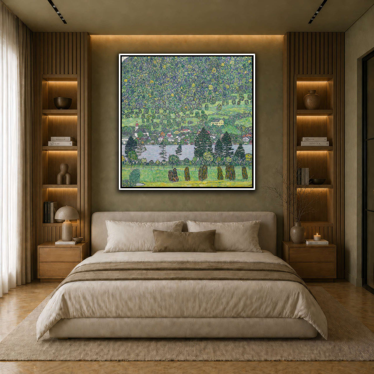 Gustav_Klimt_Waldabhang_bei_Unterach_am_Attersee earth-bedroom