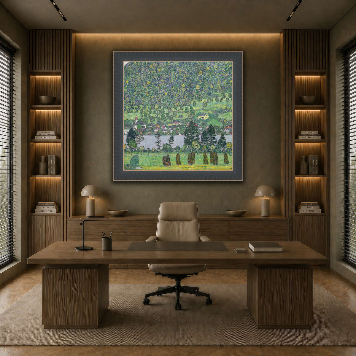 Gustav_Klimt_Waldabhang_bei_Unterach_am_Attersee earth-office